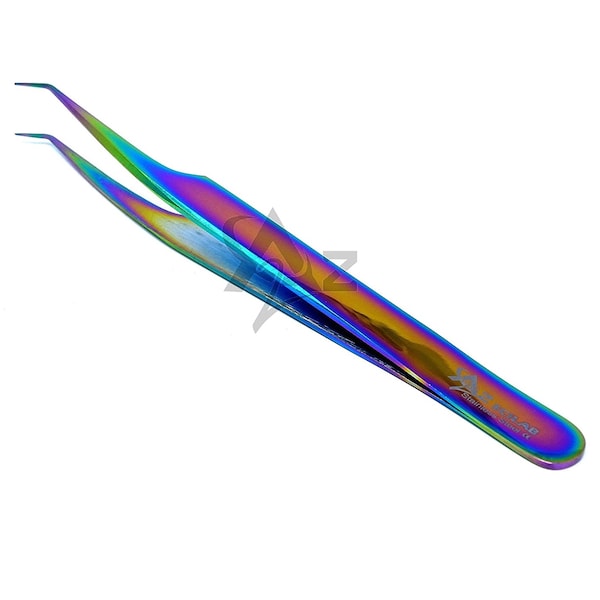 A2Z Scilab Pro Semi Angled Multi Color Volume Lash Eyelash Extension Tweezers A2Z-ZR256 - main